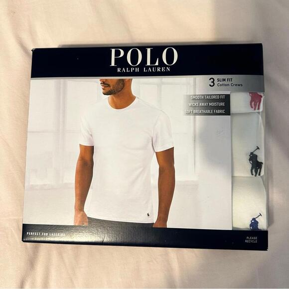 Polo Ralph Lauren Slim Fit Crew Shirts - Picture 1 of 4